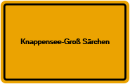 Grundbuchauszug Knappensee-Groß Särchen
